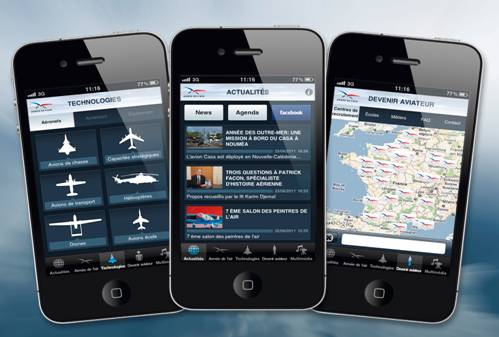 L’APPLICATION « ARMEE DE L’AIR » SUR IPHONE