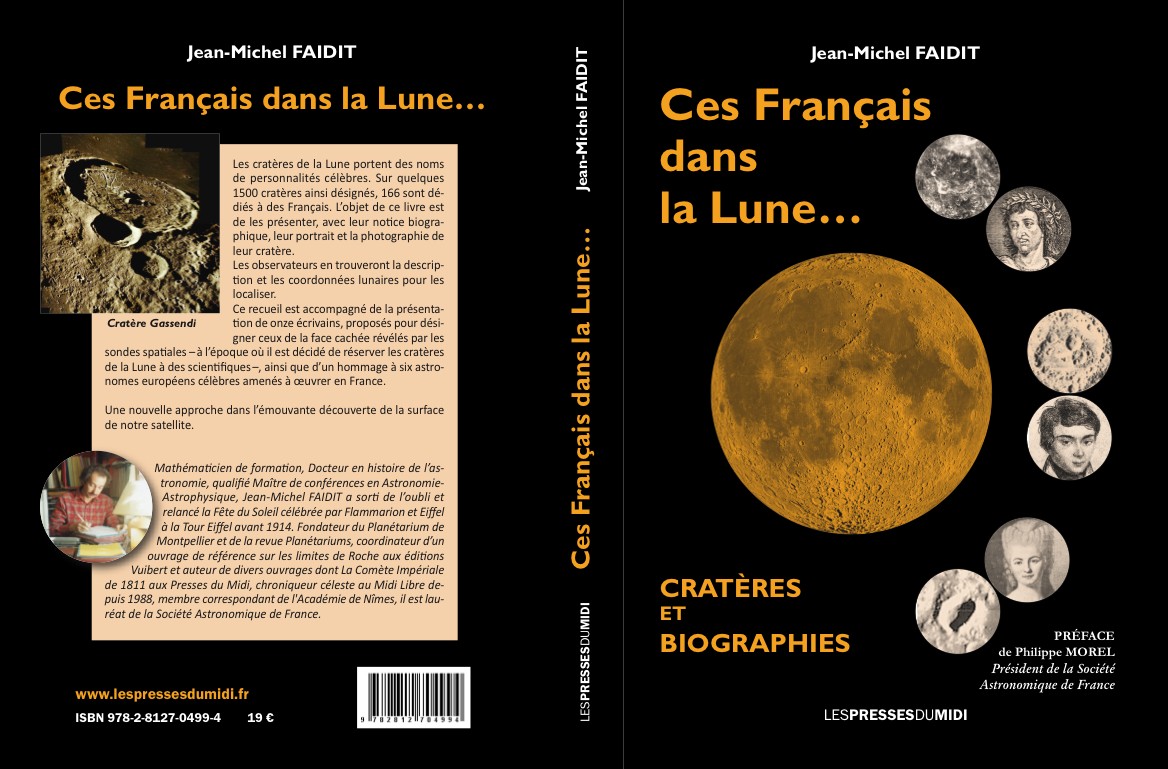 Ces Français dans la Lune : Cratères qui portent leurs noms ...