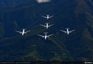 A350 FORMATION FLIGHT-IN FLIGHT-01_