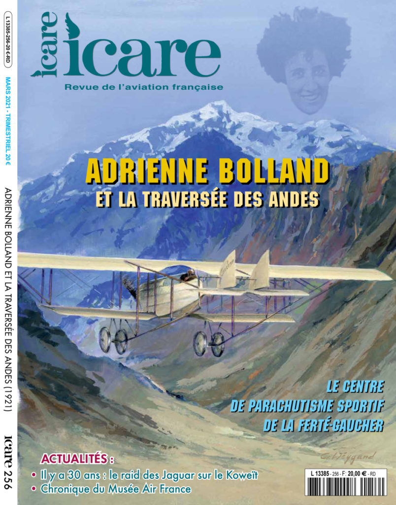 Adrienne Bolland : 100 ans après la Cordillère des Andes. Icare nr 256.