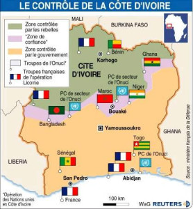 LE CONTRÔLE DE LA CÔTE D'IVOIRE