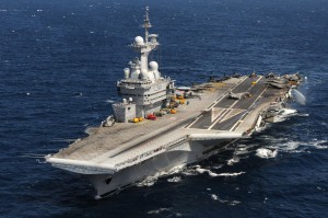 Passex entre le Charles de Gaulle et le porte avions avions américain USS Truman